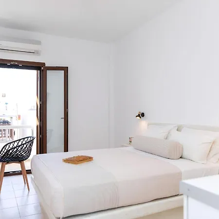 Villa Naxos Central Room Superior Double Room Balcony 200M From St, George Beach City Views Saint George Naxos City